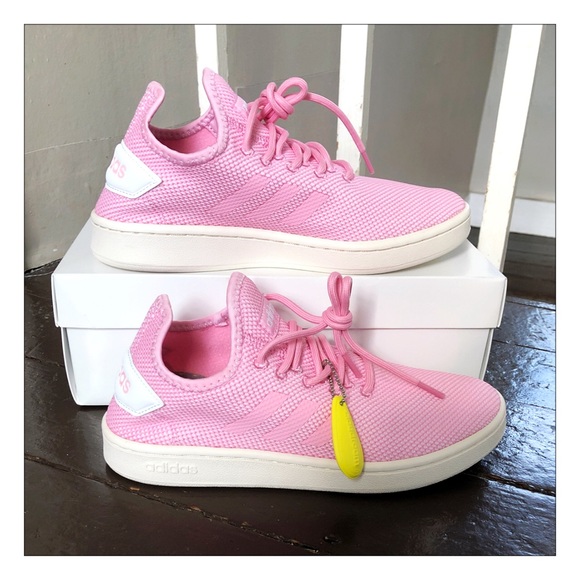 adidas court shoes pink